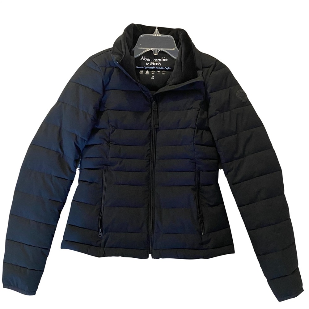 Abercrombie & Fitch Black Puffer Jacket Size XS